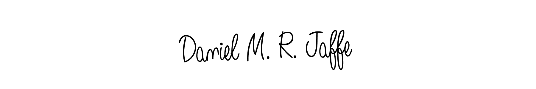 How to make Daniel M. R. Jaffe name signature. Use Angelique-Rose-font-FFP style for creating short signs online. This is the latest handwritten sign. Daniel M. R. Jaffe signature style 5 images and pictures png