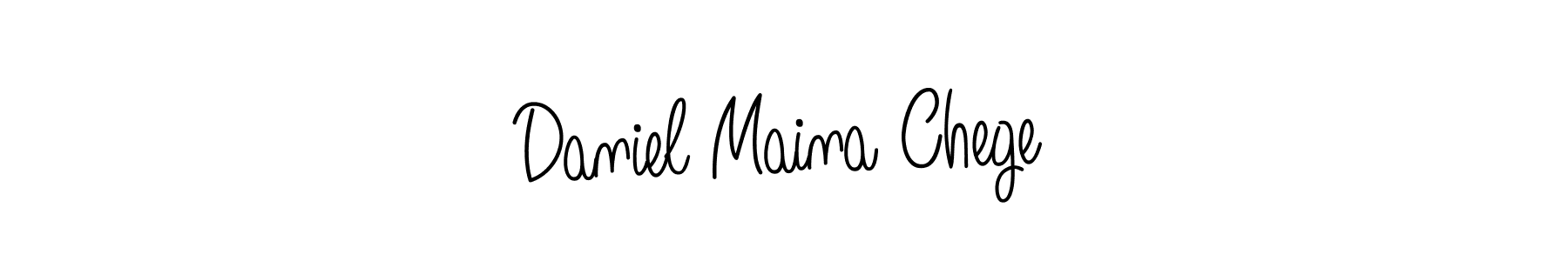 This is the best signature style for the Daniel Maina Chege name. Also you like these signature font (Angelique-Rose-font-FFP). Mix name signature. Daniel Maina Chege signature style 5 images and pictures png