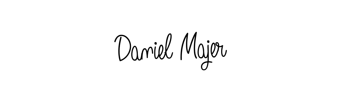 Use a signature maker to create a handwritten signature online. With this signature software, you can design (Angelique-Rose-font-FFP) your own signature for name Daniel Majer. Daniel Majer signature style 5 images and pictures png