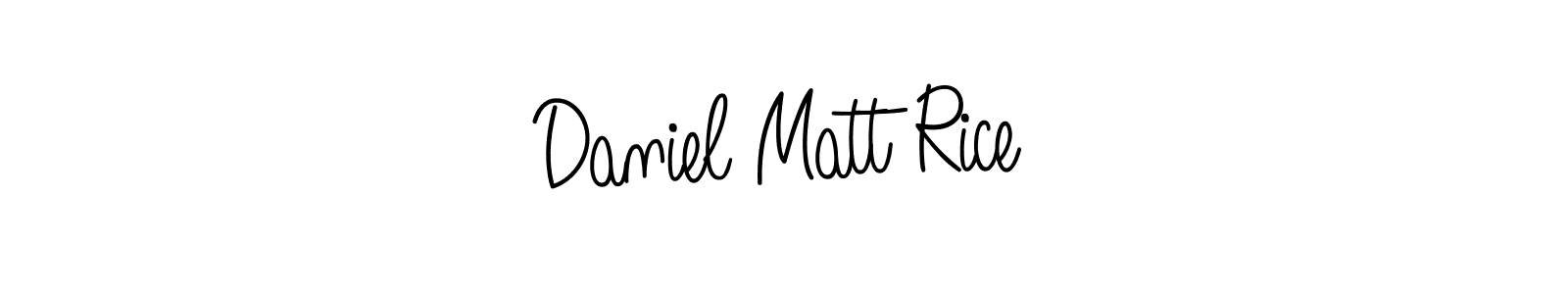 This is the best signature style for the Daniel Matt Rice name. Also you like these signature font (Angelique-Rose-font-FFP). Mix name signature. Daniel Matt Rice signature style 5 images and pictures png