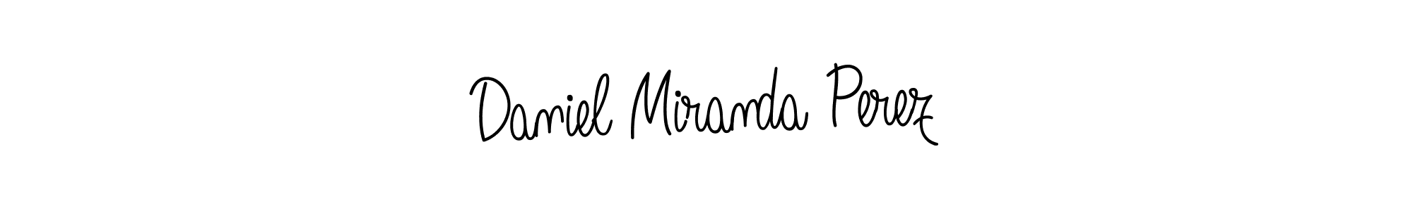 Design your own signature with our free online signature maker. With this signature software, you can create a handwritten (Angelique-Rose-font-FFP) signature for name Daniel Miranda Perez. Daniel Miranda Perez signature style 5 images and pictures png