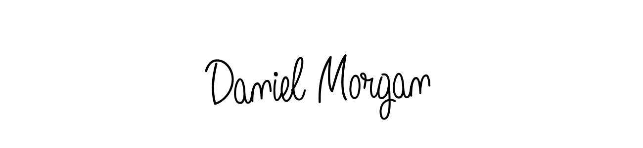 Use a signature maker to create a handwritten signature online. With this signature software, you can design (Angelique-Rose-font-FFP) your own signature for name Daniel Morgan. Daniel Morgan signature style 5 images and pictures png