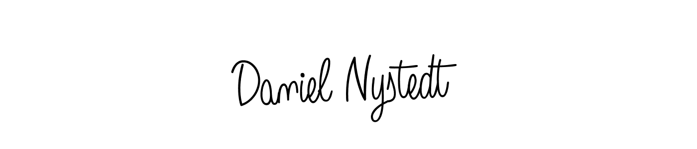 The best way (Angelique-Rose-font-FFP) to make a short signature is to pick only two or three words in your name. The name Daniel Nystedt include a total of six letters. For converting this name. Daniel Nystedt signature style 5 images and pictures png