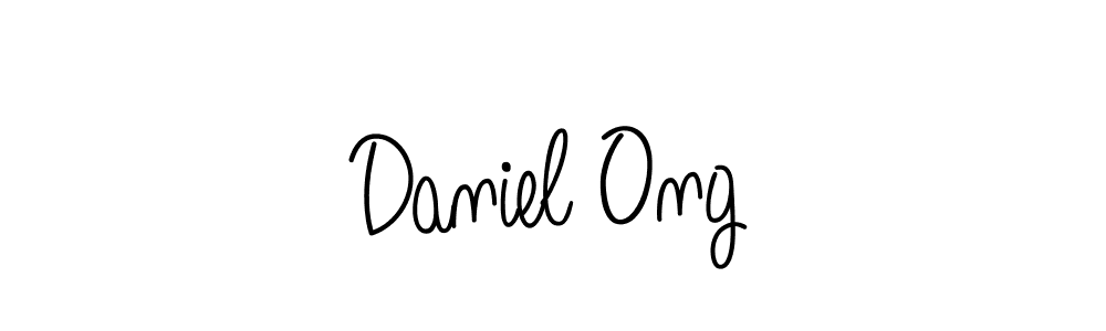 How to make Daniel Ong name signature. Use Angelique-Rose-font-FFP style for creating short signs online. This is the latest handwritten sign. Daniel Ong signature style 5 images and pictures png