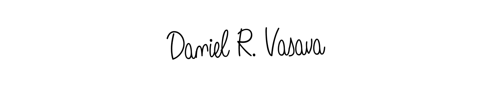 Make a short Daniel R. Vasava signature style. Manage your documents anywhere anytime using Angelique-Rose-font-FFP. Create and add eSignatures, submit forms, share and send files easily. Daniel R. Vasava signature style 5 images and pictures png