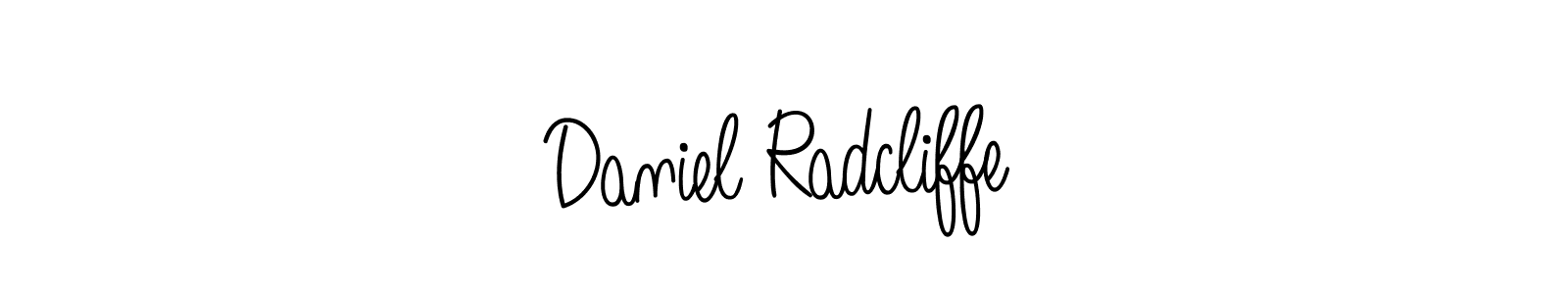 How to make Daniel Radcliffe name signature. Use Angelique-Rose-font-FFP style for creating short signs online. This is the latest handwritten sign. Daniel Radcliffe signature style 5 images and pictures png