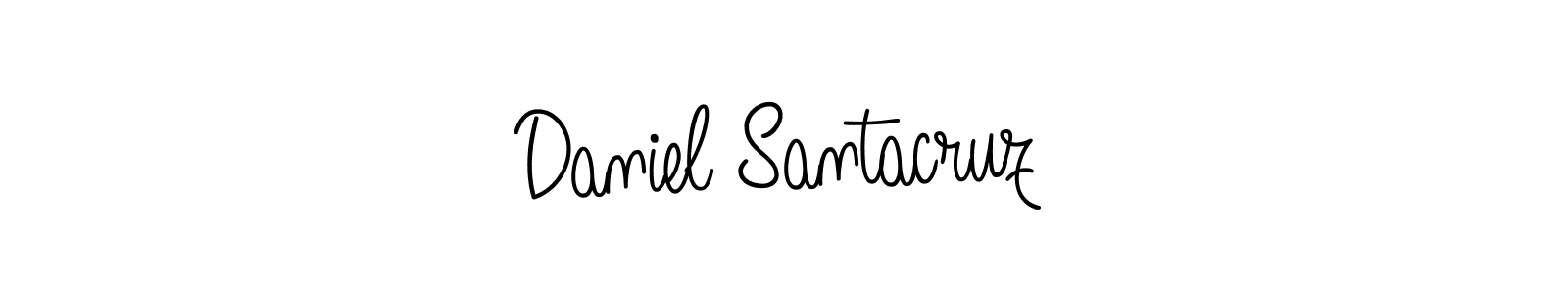 Make a beautiful signature design for name Daniel Santacruz. With this signature (Angelique-Rose-font-FFP) style, you can create a handwritten signature for free. Daniel Santacruz signature style 5 images and pictures png