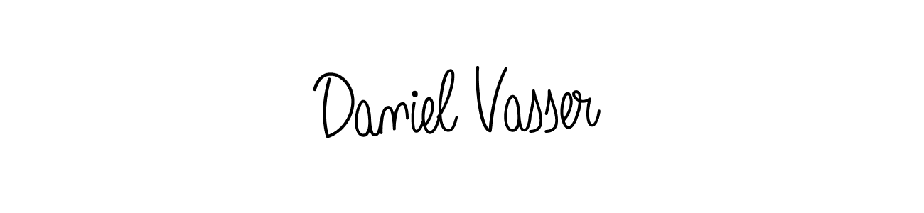 How to make Daniel Vasser name signature. Use Angelique-Rose-font-FFP style for creating short signs online. This is the latest handwritten sign. Daniel Vasser signature style 5 images and pictures png