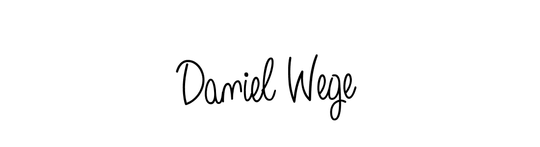 How to make Daniel Wege signature? Angelique-Rose-font-FFP is a professional autograph style. Create handwritten signature for Daniel Wege name. Daniel Wege signature style 5 images and pictures png