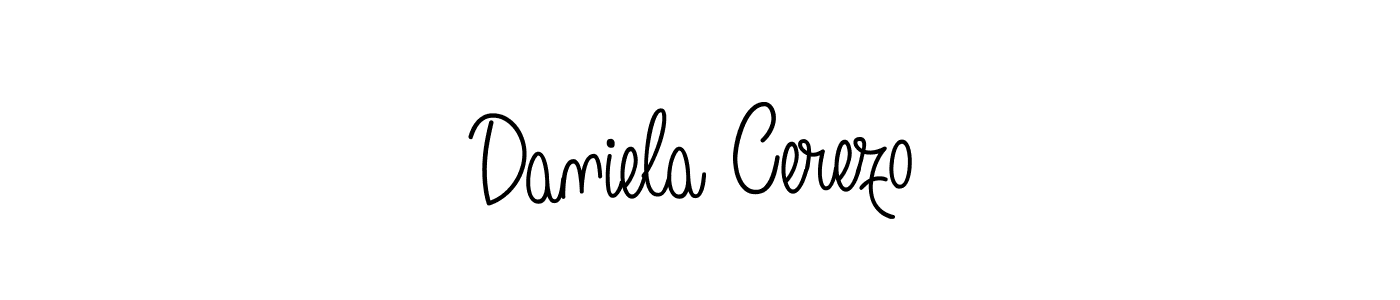 Also You can easily find your signature by using the search form. We will create Daniela Cerezo name handwritten signature images for you free of cost using Angelique-Rose-font-FFP sign style. Daniela Cerezo signature style 5 images and pictures png