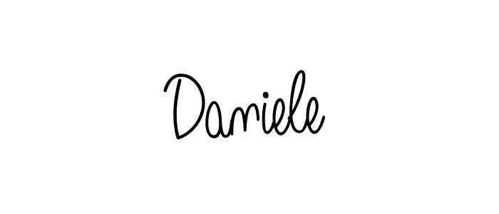 How to Draw Daniele signature style? Angelique-Rose-font-FFP is a latest design signature styles for name Daniele. Daniele signature style 5 images and pictures png