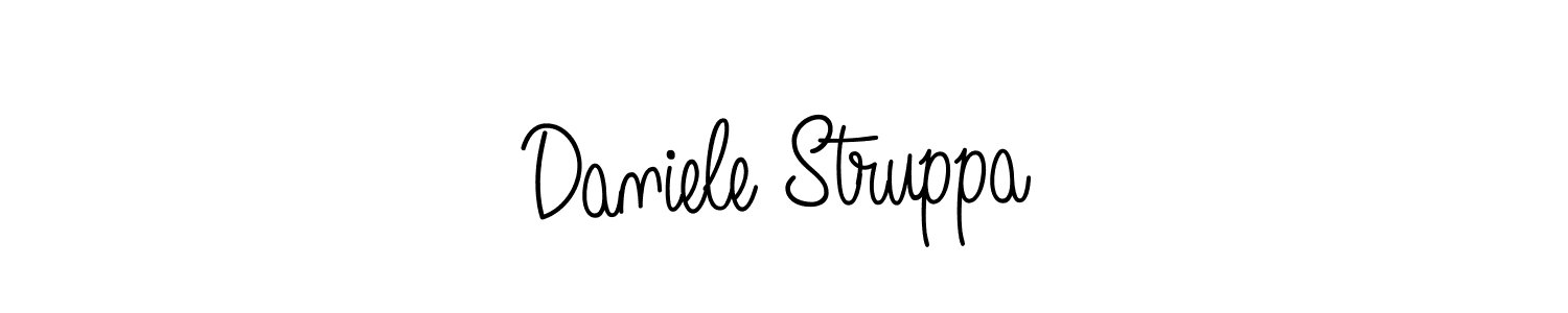 Design your own signature with our free online signature maker. With this signature software, you can create a handwritten (Angelique-Rose-font-FFP) signature for name Daniele Struppa. Daniele Struppa signature style 5 images and pictures png