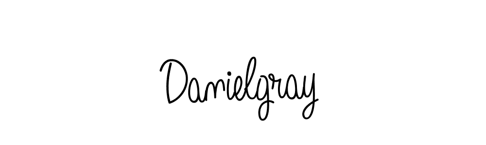 Design your own signature with our free online signature maker. With this signature software, you can create a handwritten (Angelique-Rose-font-FFP) signature for name Danielgray. Danielgray signature style 5 images and pictures png