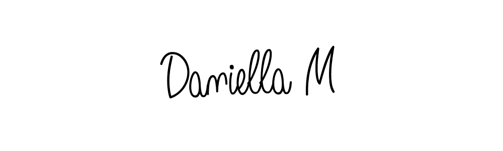 Here are the top 10 professional signature styles for the name Daniella M. These are the best autograph styles you can use for your name. Daniella M signature style 5 images and pictures png