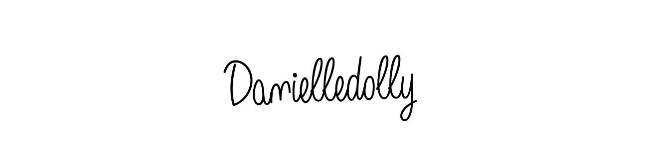 Best and Professional Signature Style for Danielledolly. Angelique-Rose-font-FFP Best Signature Style Collection. Danielledolly signature style 5 images and pictures png