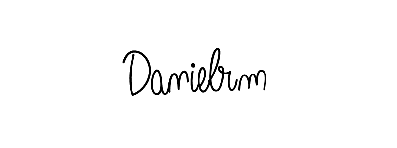 Design your own signature with our free online signature maker. With this signature software, you can create a handwritten (Angelique-Rose-font-FFP) signature for name Danielrm. Danielrm signature style 5 images and pictures png