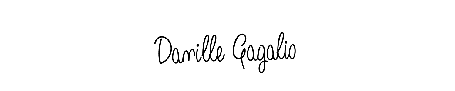 The best way (Angelique-Rose-font-FFP) to make a short signature is to pick only two or three words in your name. The name Danille Gagalio include a total of six letters. For converting this name. Danille Gagalio signature style 5 images and pictures png