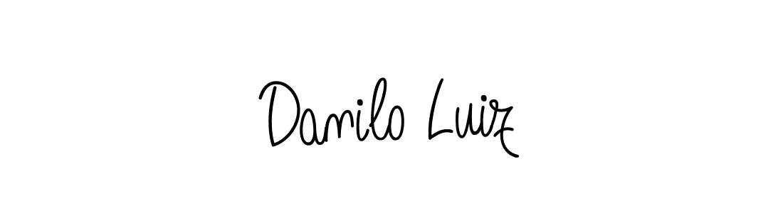 Use a signature maker to create a handwritten signature online. With this signature software, you can design (Angelique-Rose-font-FFP) your own signature for name Danilo Luiz. Danilo Luiz signature style 5 images and pictures png