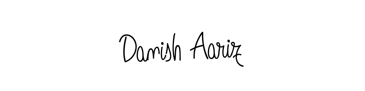 if you are searching for the best signature style for your name Danish Aariz. so please give up your signature search. here we have designed multiple signature styles  using Angelique-Rose-font-FFP. Danish Aariz signature style 5 images and pictures png