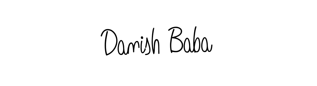 How to Draw Danish Baba signature style? Angelique-Rose-font-FFP is a latest design signature styles for name Danish Baba. Danish Baba signature style 5 images and pictures png