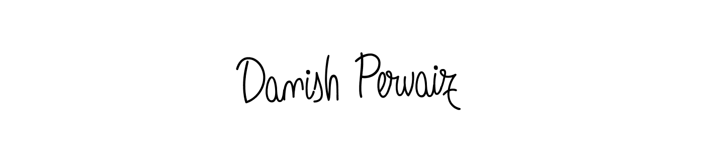 Danish Pervaiz stylish signature style. Best Handwritten Sign (Angelique-Rose-font-FFP) for my name. Handwritten Signature Collection Ideas for my name Danish Pervaiz. Danish Pervaiz signature style 5 images and pictures png