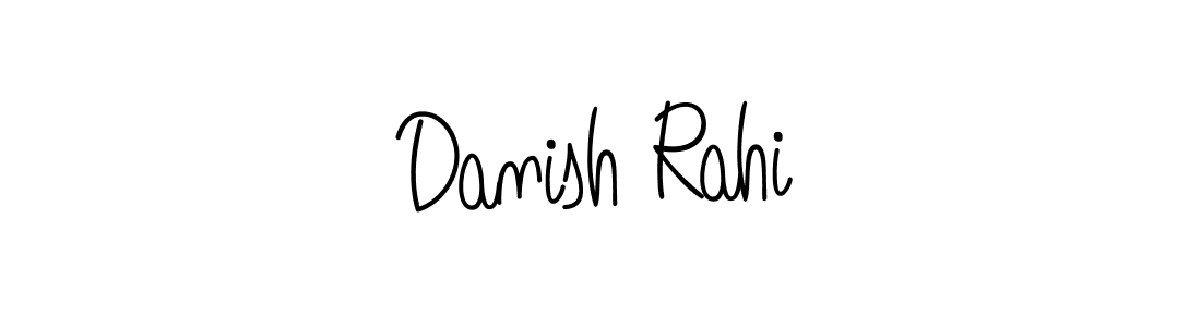 You should practise on your own different ways (Angelique-Rose-font-FFP) to write your name (Danish Rahi) in signature. don't let someone else do it for you. Danish Rahi signature style 5 images and pictures png