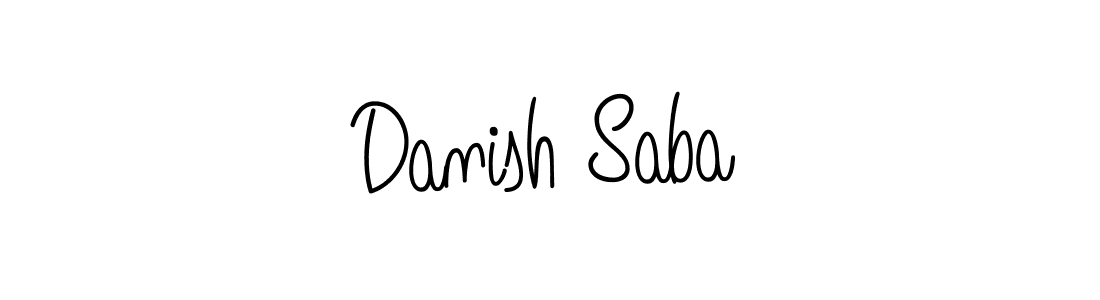 Once you've used our free online signature maker to create your best signature Angelique-Rose-font-FFP style, it's time to enjoy all of the benefits that Danish Saba name signing documents. Danish Saba signature style 5 images and pictures png