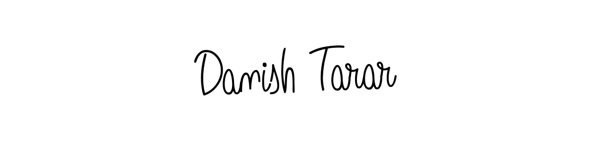 Design your own signature with our free online signature maker. With this signature software, you can create a handwritten (Angelique-Rose-font-FFP) signature for name Danish Tarar. Danish Tarar signature style 5 images and pictures png