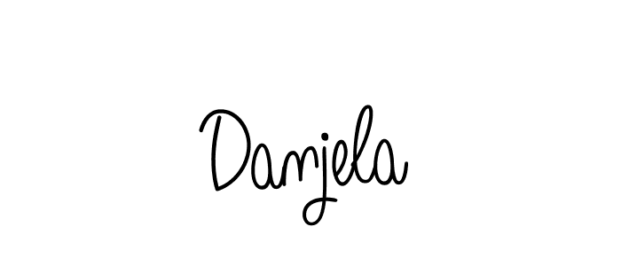 if you are searching for the best signature style for your name Danjela. so please give up your signature search. here we have designed multiple signature styles  using Angelique-Rose-font-FFP. Danjela signature style 5 images and pictures png