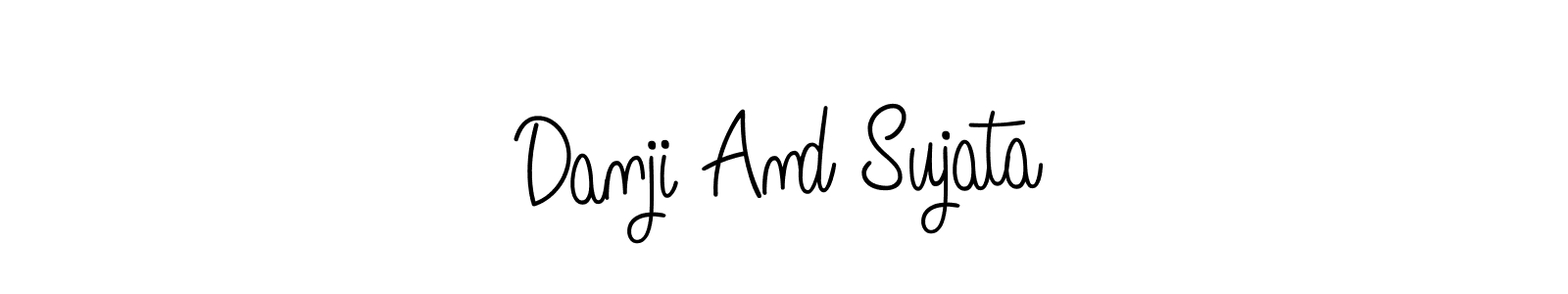 Make a short Danji And Sujata signature style. Manage your documents anywhere anytime using Angelique-Rose-font-FFP. Create and add eSignatures, submit forms, share and send files easily. Danji And Sujata signature style 5 images and pictures png