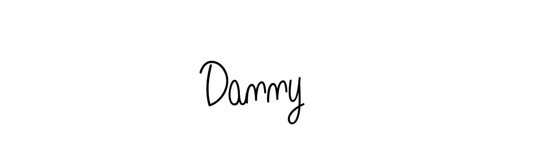 You should practise on your own different ways (Angelique-Rose-font-FFP) to write your name (Danny❤️) in signature. don't let someone else do it for you. Danny❤️ signature style 5 images and pictures png