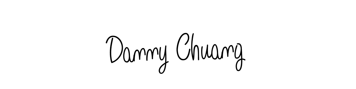 Make a beautiful signature design for name Danny Chuang. With this signature (Angelique-Rose-font-FFP) style, you can create a handwritten signature for free. Danny Chuang signature style 5 images and pictures png