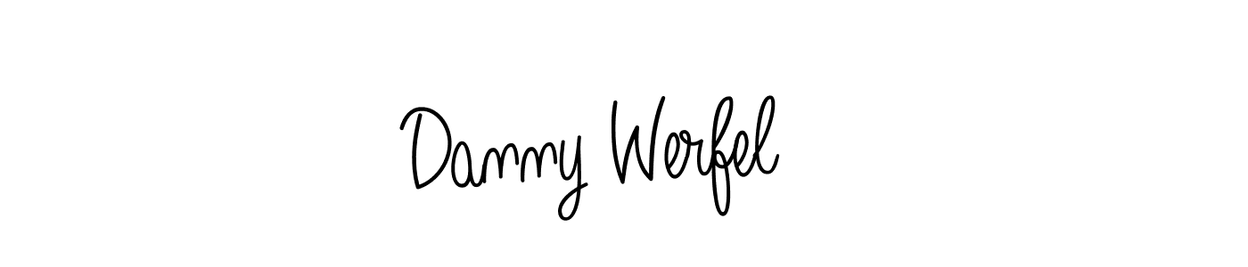 This is the best signature style for the Danny Werfel  name. Also you like these signature font (Angelique-Rose-font-FFP). Mix name signature. Danny Werfel  signature style 5 images and pictures png