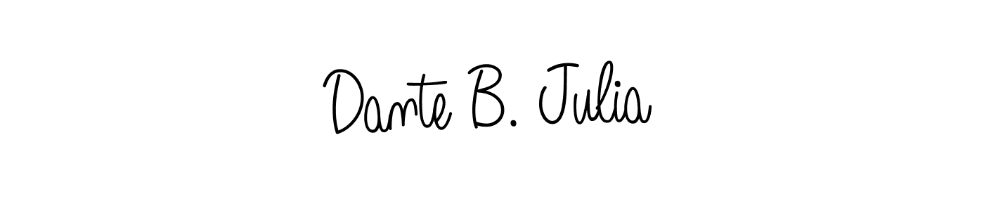 Also You can easily find your signature by using the search form. We will create Dante B. Julia name handwritten signature images for you free of cost using Angelique-Rose-font-FFP sign style. Dante B. Julia signature style 5 images and pictures png