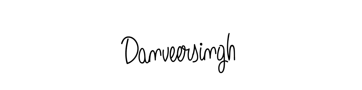 Use a signature maker to create a handwritten signature online. With this signature software, you can design (Angelique-Rose-font-FFP) your own signature for name Danveersingh. Danveersingh signature style 5 images and pictures png