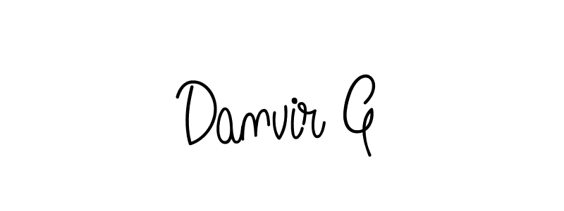 It looks lik you need a new signature style for name Danvir G. Design unique handwritten (Angelique-Rose-font-FFP) signature with our free signature maker in just a few clicks. Danvir G signature style 5 images and pictures png