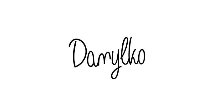 Also we have Danylko name is the best signature style. Create professional handwritten signature collection using Angelique-Rose-font-FFP autograph style. Danylko signature style 5 images and pictures png