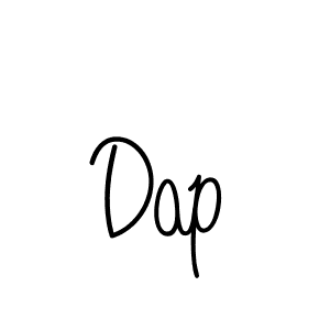 Create a beautiful signature design for name Dap. With this signature (Angelique-Rose-font-FFP) fonts, you can make a handwritten signature for free. Dap signature style 5 images and pictures png