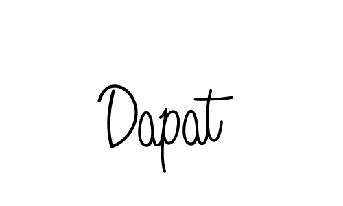 How to Draw Dapat signature style? Angelique-Rose-font-FFP is a latest design signature styles for name Dapat. Dapat signature style 5 images and pictures png