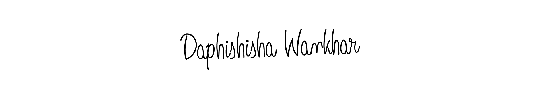 You can use this online signature creator to create a handwritten signature for the name Daphishisha Wankhar. This is the best online autograph maker. Daphishisha Wankhar signature style 5 images and pictures png