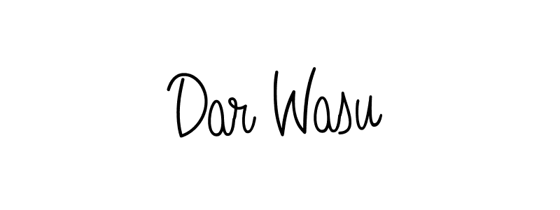 Design your own signature with our free online signature maker. With this signature software, you can create a handwritten (Angelique-Rose-font-FFP) signature for name Dar Wasu. Dar Wasu signature style 5 images and pictures png