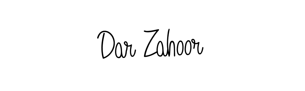 Also we have Dar Zahoor name is the best signature style. Create professional handwritten signature collection using Angelique-Rose-font-FFP autograph style. Dar Zahoor signature style 5 images and pictures png