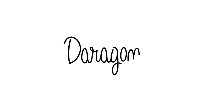 You should practise on your own different ways (Angelique-Rose-font-FFP) to write your name (Daragon) in signature. don't let someone else do it for you. Daragon signature style 5 images and pictures png
