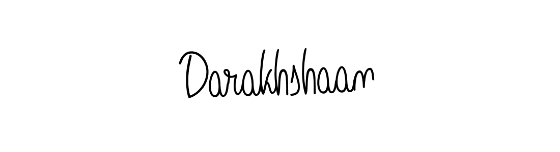 Make a beautiful signature design for name Darakhshaan. Use this online signature maker to create a handwritten signature for free. Darakhshaan signature style 5 images and pictures png