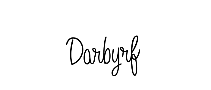 Design your own signature with our free online signature maker. With this signature software, you can create a handwritten (Angelique-Rose-font-FFP) signature for name Darbyrf. Darbyrf signature style 5 images and pictures png