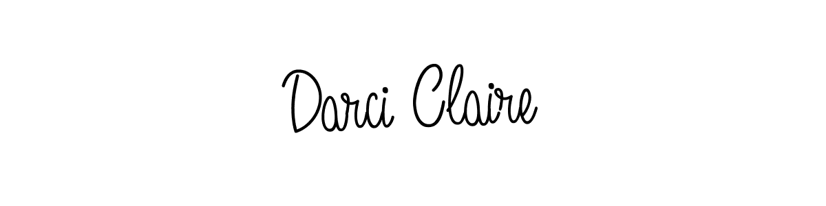 Angelique-Rose-font-FFP is a professional signature style that is perfect for those who want to add a touch of class to their signature. It is also a great choice for those who want to make their signature more unique. Get Darci Claire name to fancy signature for free. Darci Claire signature style 5 images and pictures png