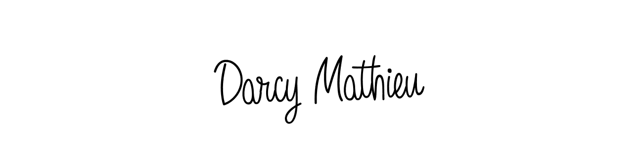 How to make Darcy Mathieu name signature. Use Angelique-Rose-font-FFP style for creating short signs online. This is the latest handwritten sign. Darcy Mathieu signature style 5 images and pictures png