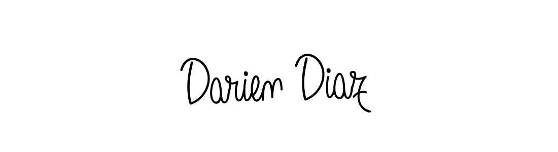 Create a beautiful signature design for name Darien Diaz. With this signature (Angelique-Rose-font-FFP) fonts, you can make a handwritten signature for free. Darien Diaz signature style 5 images and pictures png