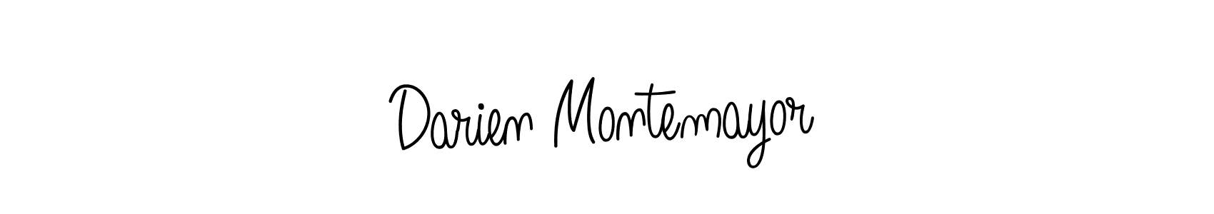 How to make Darien Montemayor name signature. Use Angelique-Rose-font-FFP style for creating short signs online. This is the latest handwritten sign. Darien Montemayor signature style 5 images and pictures png