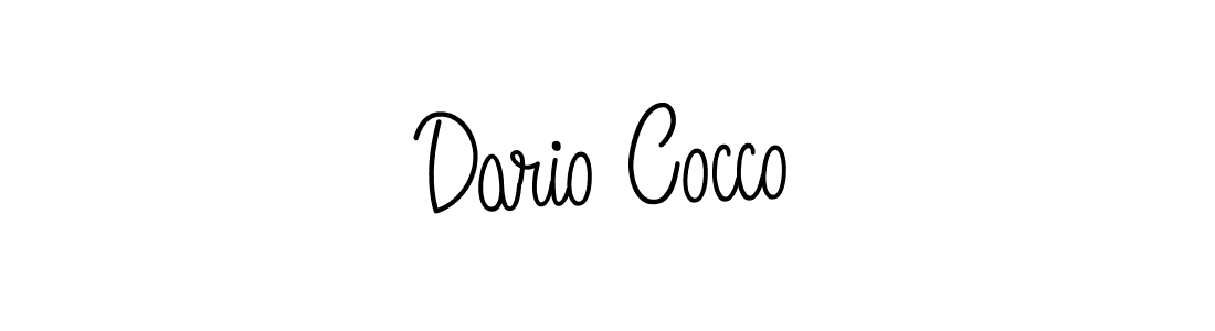 Design your own signature with our free online signature maker. With this signature software, you can create a handwritten (Angelique-Rose-font-FFP) signature for name Dario Cocco. Dario Cocco signature style 5 images and pictures png